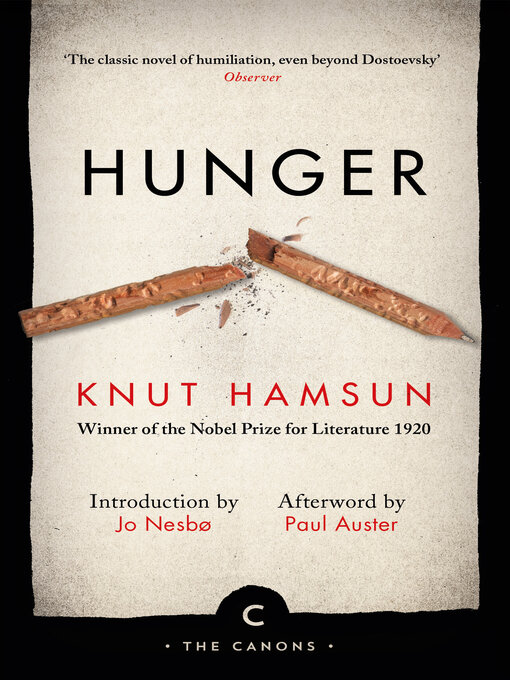 Title details for Hunger by Knut Hamsun - Wait list